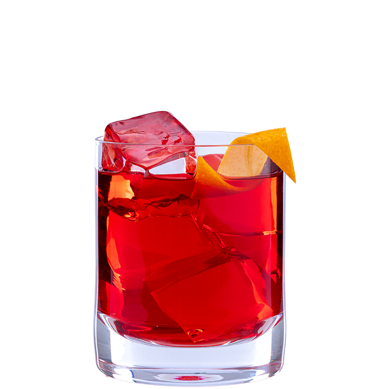 The Kraken Cherry Negroni rocks glass
